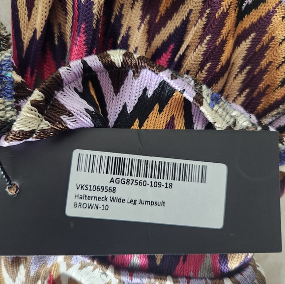 Nasty Gal Jumpsuit Zig Zag pattern - Picture 4 of 4